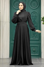  Modern Black Islamic Clothing Wedding Dress 40621S - NEVA STYLE