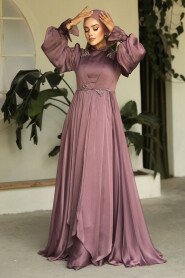  Modern Brown Muslim Fashion Evening Dress 21910KH - 2