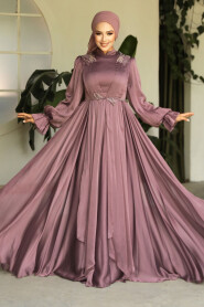  Modern Brown Muslim Fashion Evening Dress 21910KH - 1