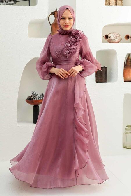 Party wear outlet dress with hijab