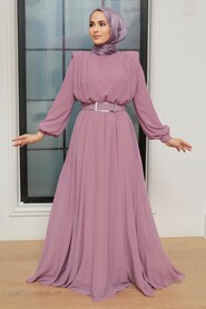  Modern Lila Muslim Bridesmaid Dress 36050LILA - 1
