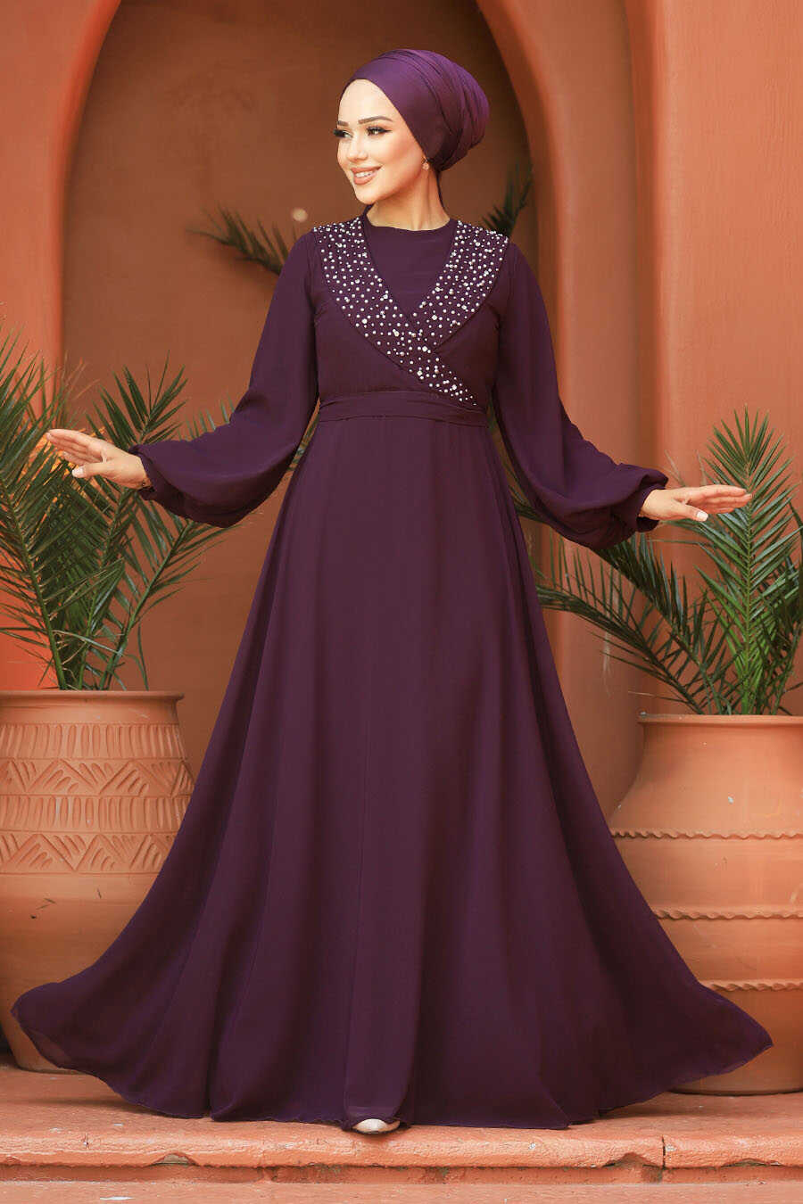 Dress plum color hotsell