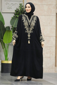  Modest Beige Abaya Dress 10121BEJ - 1