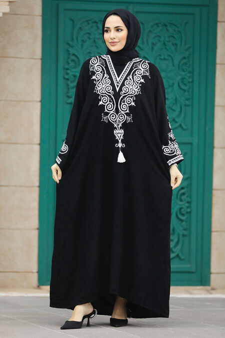  Modest Beige Abaya Dress 10121E - NEVA STYLE