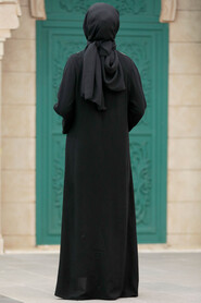  Modest Beige Abaya Dress 10153BEJ - 4
