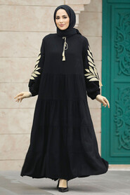  Modest Beige Abaya Dress 41005S - 2