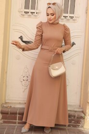  Modest Biscuit Maxi Dress 554BS - 2