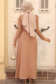  Modest Biscuit Maxi Dress 554BS - 3