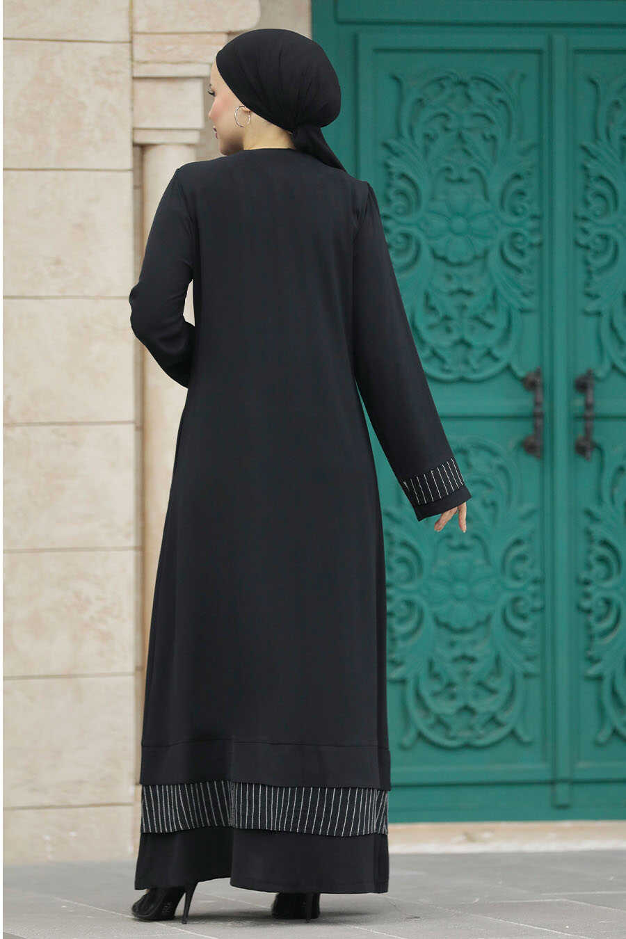  Modest Black Abaya 20132S