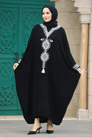  Modest Ecru Abaya Dress 40141E - 2