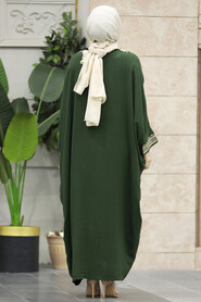  Modest Khaki Abaya Dress 41141HK - 3