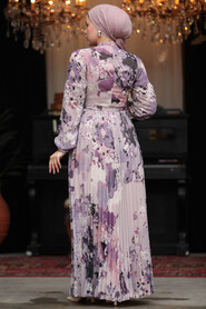  Modest Purple Maxi Dress 30066MOR - 5
