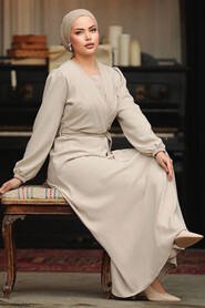 Neva Style - Modest Stone Maxi Dress 30002TAS - 1