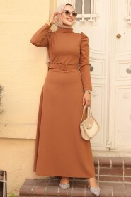  Modest Sunuff Colored Maxi Dress 554TB - 1