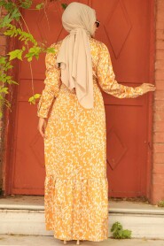  Mustard High Quality Dress 3430HR - 3