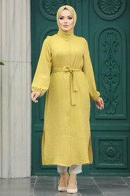  Mustard Islamic Clothing Tunic 5933HR - 2
