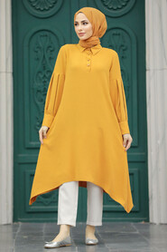  Mustard Islamic Clothing Tunic 615HR - 2
