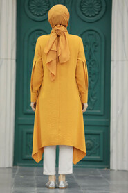  Mustard Islamic Clothing Tunic 615HR - 3