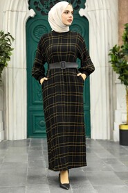  Mustard Modest Dress 1781HR - 1