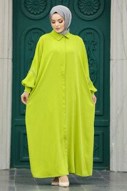 Mustard Modest Dress 1905HR - 2