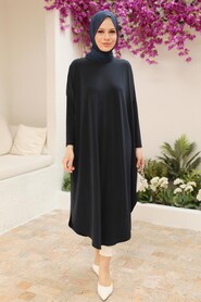  Navy Blue Long Sleeve Tunic 17350L - 4