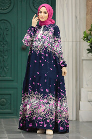  Navy Blue Women Dress 50003L - 1