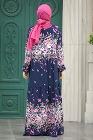  Navy Blue Women Dress 50003L - 3
