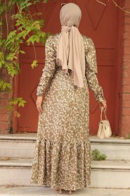 Oil Green High Quality Dress 3430YY - 3