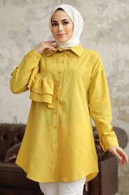  Oil Green Modest Tunic 11191YY - 2