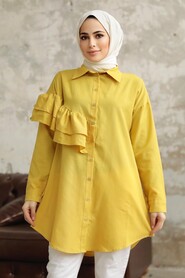  Oil Green Modest Tunic 11191YY - 1