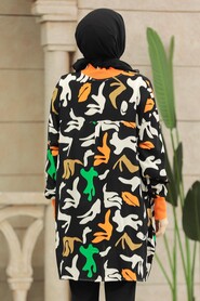  Orange Hijab Turkish Tunic 11903T - 3