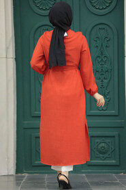  Orange Islamic Clothing Tunic 5933T - 3