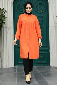  Orange Plus Size Tunic 24511T - 2
