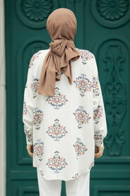  Patterned High Quality Tunic 32543DSN2 - 3