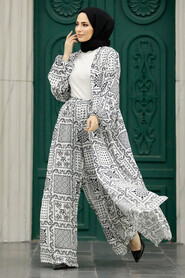  Patterned Hijab For Women Dual Suit 50042DSN10 - 1