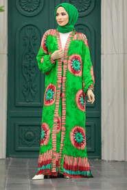  Patterned Hijab For Women Dual Suit 50042DSN11 - 2