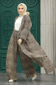  Patterned Hijab For Women Dual Suit 50042DSN12 - 1
