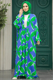  Patterned Hijab For Women Dual Suit 50042DSN14 - 2