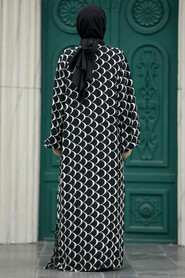  Patterned Hijab For Women Dual Suit 50042DSN17 - 3