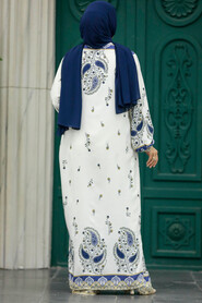  Patterned Hijab For Women Dual Suit 50042DSN23 - 2