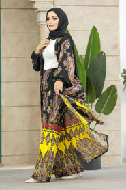  Patterned Hijab For Women Dual Suit 50042DSN26 - 2