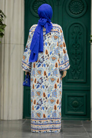  Patterned Hijab For Women Dual Suit 50042DSN5 - 3