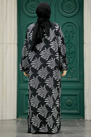  Patterned Hijab For Women Dual Suit 50042DSN9 - 3