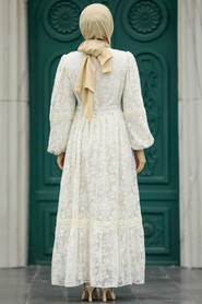  Patterned Hijab Turkish Dress 1348DSN1 - 3