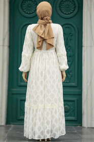  Patterned Hijab Turkish Dress 1348DSN2 - 3