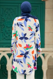  Patterned Long Sleeve Tunic 11619DSN - 3