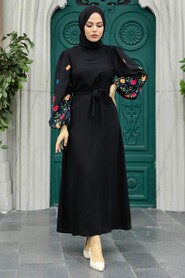  Patterned Modest Dress 12153DSN2 - 2