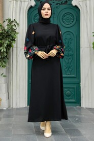  Patterned Modest Dress 12153DSN2 - 1