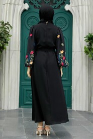  Patterned Modest Dress 12153DSN2 - 5
