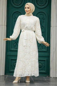  Patterned Modest Dress 1346DSN1 - 2
